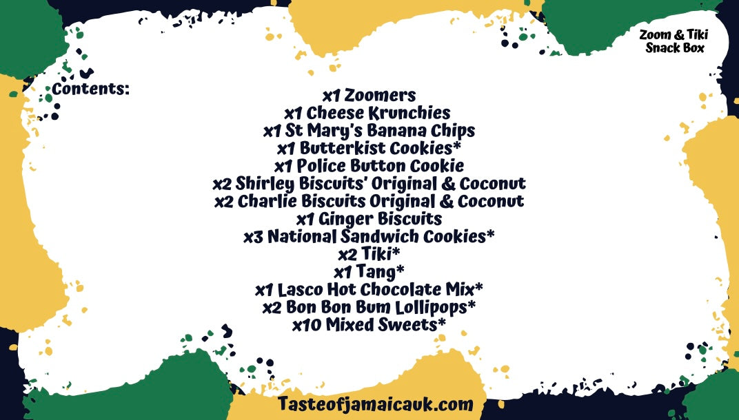 Zoom & Tiki Snack Box
