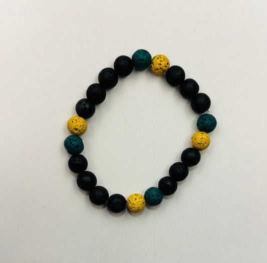 Jamaica Lava Bead bracelet