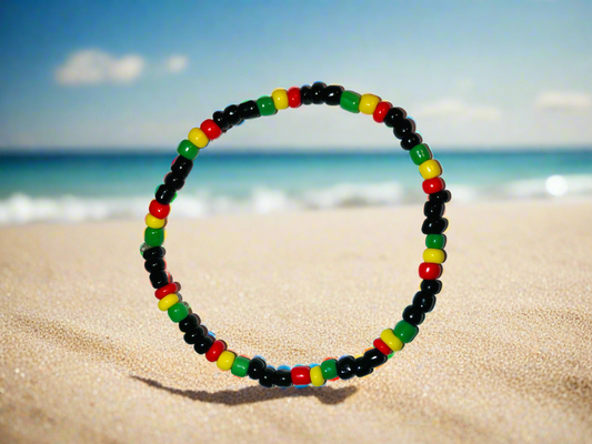 Rastafarian Beaded Bracelet