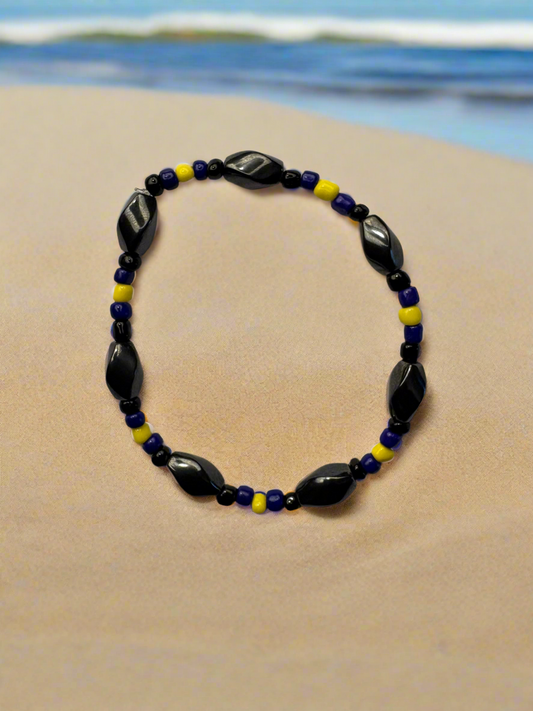 Barbados Beaded Magnetic Bracelet